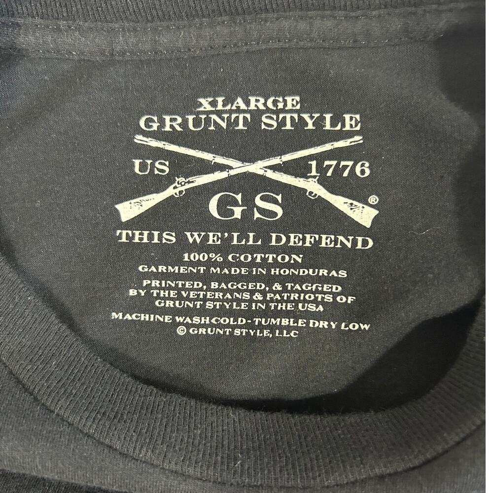 Grunt Style Womens XL Shirt No Cancel Culture Black 100% Cotton - Picture 4 of 8
